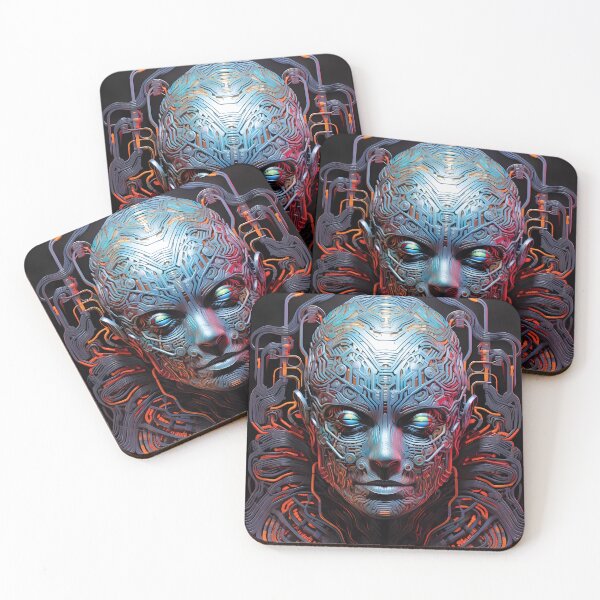 Item preview, "Metallic Fusion Portrait" designed and sold by Art-Vortex-fr.