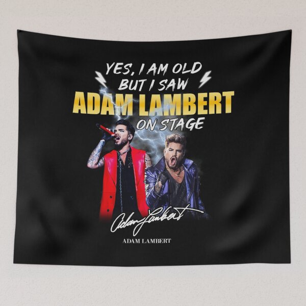 Item preview, YES&x2C; I AM OLD BUT I SAW ADAM LAMBERT ON STAGE designed and sold by KerryInsideOut.