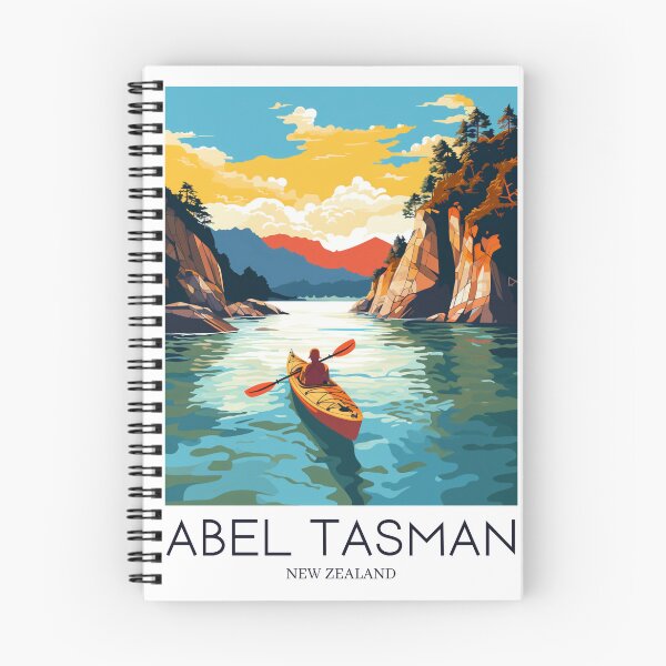 Item preview, A Pop Art Travel Print of Abel Tasman National Park - New Zealand designed and sold by StudioRedKoala.