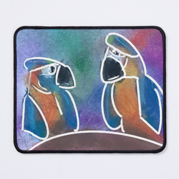 Item preview, Parrots Pastel and White Outline - Art designed and sold by jolabrese.