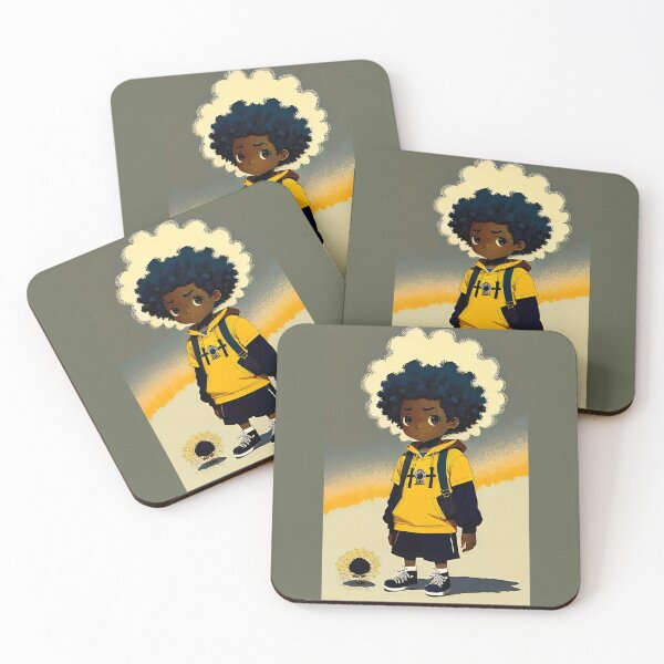 Item preview, Afro anime designed and sold by JustStraight.