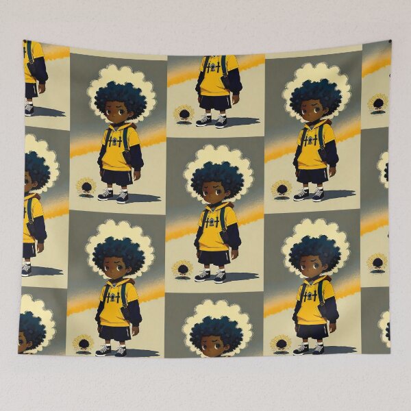 Item preview, Afro anime designed and sold by JustStraight.