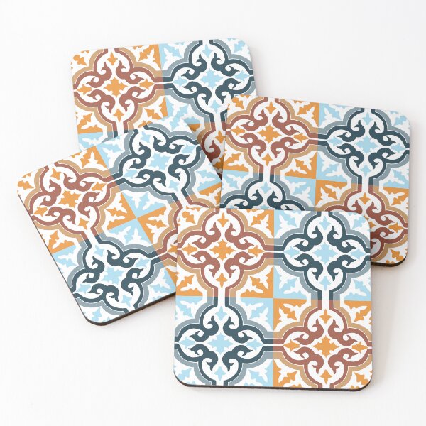 Item preview, Spanish tiles two colour pattern designed and sold by BosskaDesign.