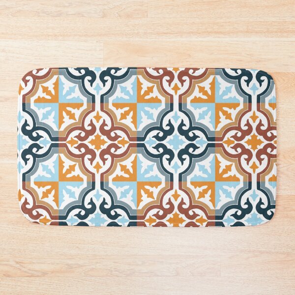 Item preview, Spanish tiles two colour pattern designed and sold by BosskaDesign.