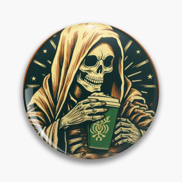 Item preview, Hoody Skeleton with Coffee lll designed and sold by PaTToStudio.