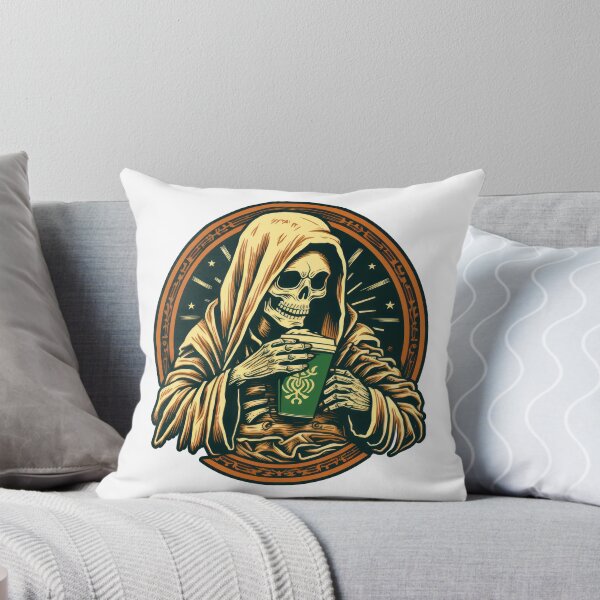 Item preview, Hoody Skeleton with Coffee lll designed and sold by PaTToStudio.