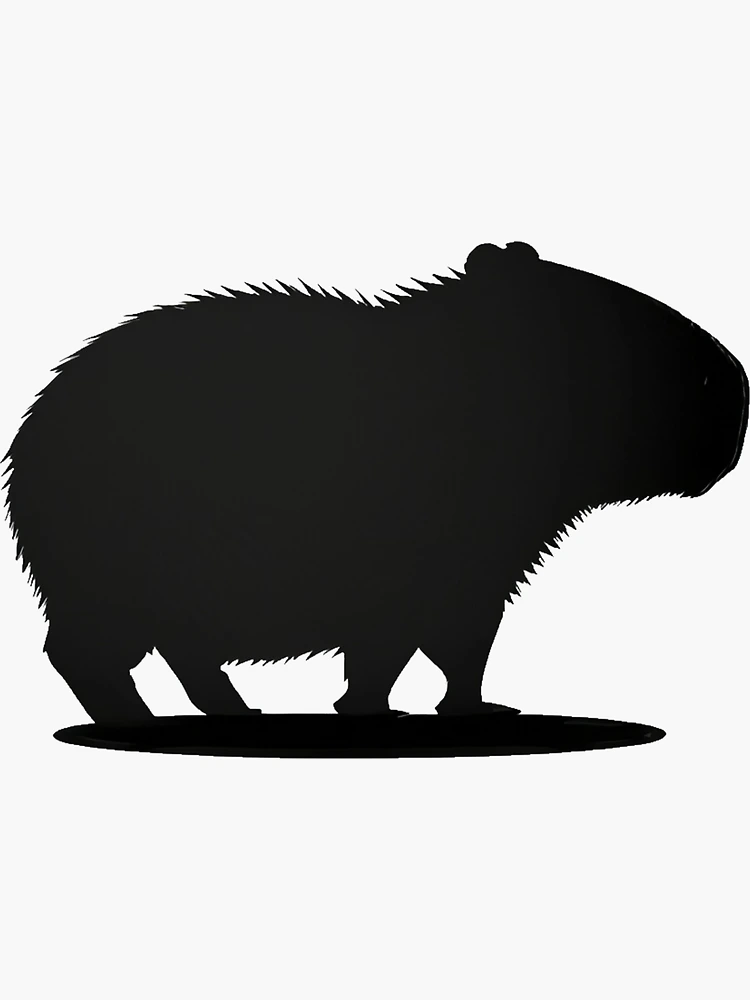 Reader Bee  Capybara, Animal silhouette, American animals