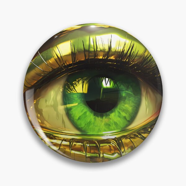 Item preview, "Green-Eyed Wonder" designed and sold by Art-Vortex-fr.
