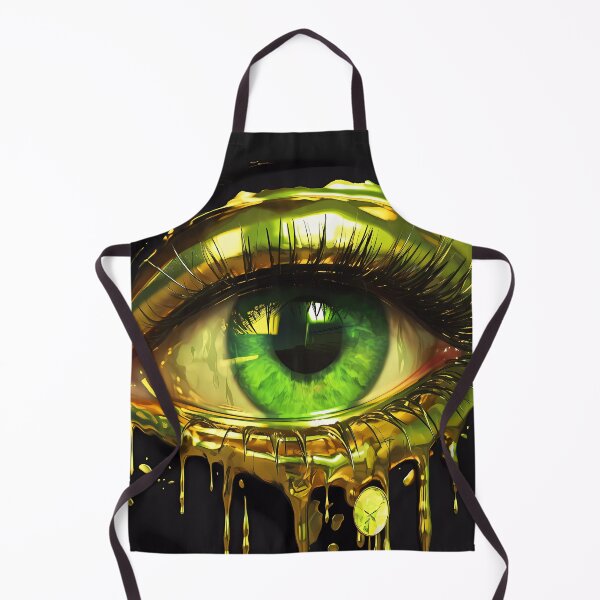 Item preview, "Green-Eyed Wonder" designed and sold by Art-Vortex-fr.