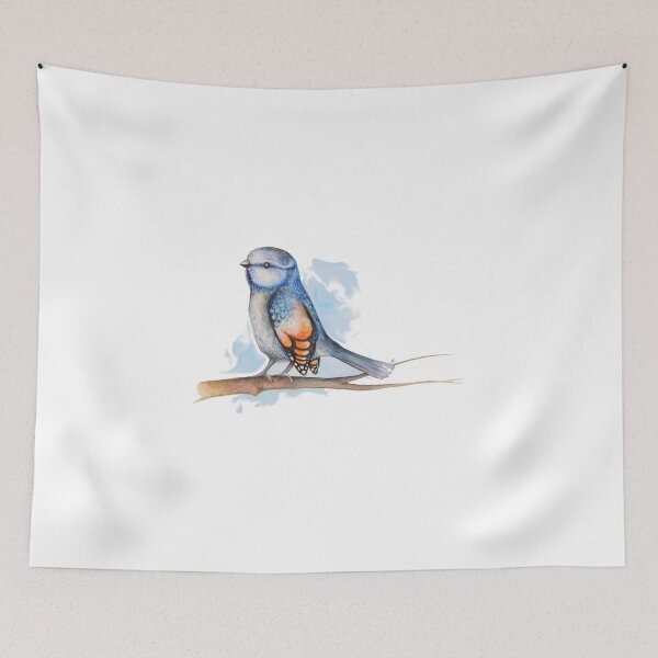 Item preview, Whimsical Bluebird designed and sold by PaintedWillow.