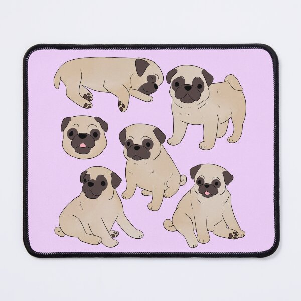 Item preview, Cute pug dog pattern  designed and sold by Yaragold.