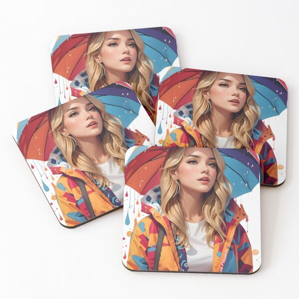 Item preview, Girl in the Rain designed and sold by Kovalakis.