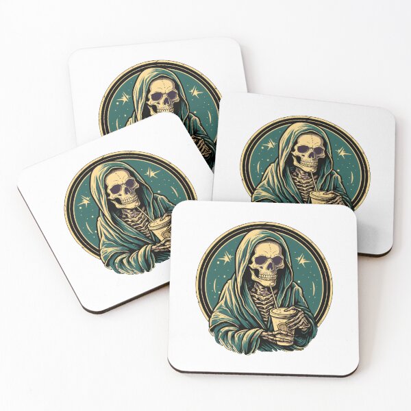 Item preview, Hoody Skeleton with Coffee 4 designed and sold by PaTToStudio.