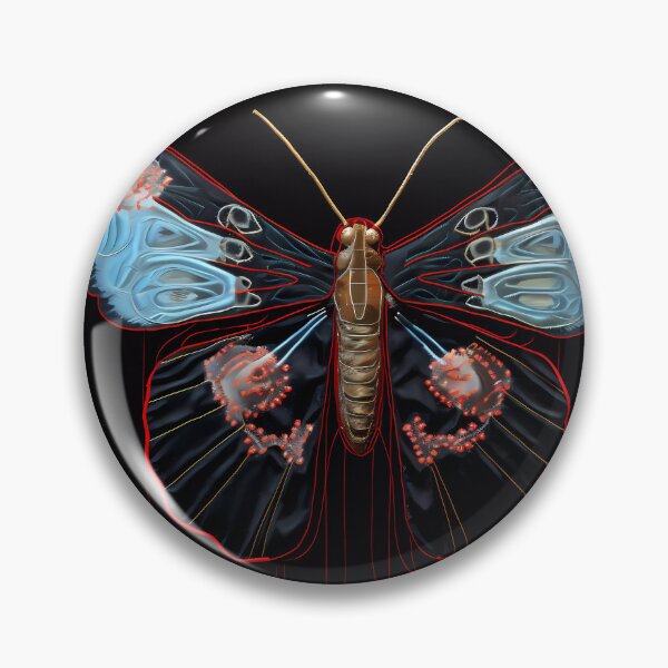Item preview, "Metallic Finish: Sparkling Butterfly" designed and sold by Art-Vortex-fr.