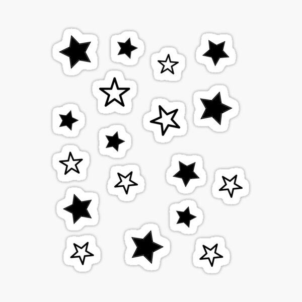Item preview, Black and White Mini Star Pack designed and sold by AYT-Shirts.