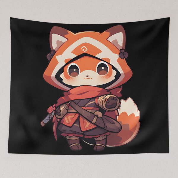 Item preview, Ninja Red Panda! designed and sold by TheeDigitalDen.