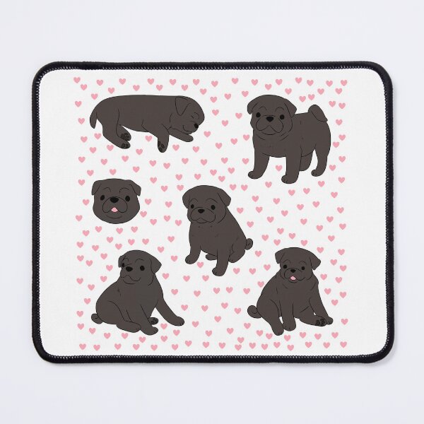 Item preview, Cute black pug dog pack  designed and sold by Yaragold.