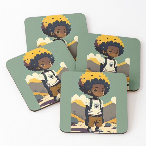 Item preview, Afro anime designed and sold by JustStraight.