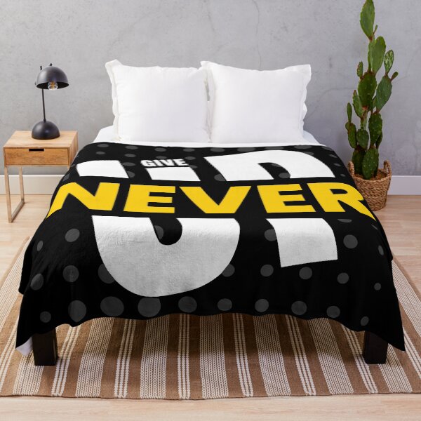 Item preview, Never Give Up designed and sold by Merchinio ⭐⭐⭐⭐⭐.