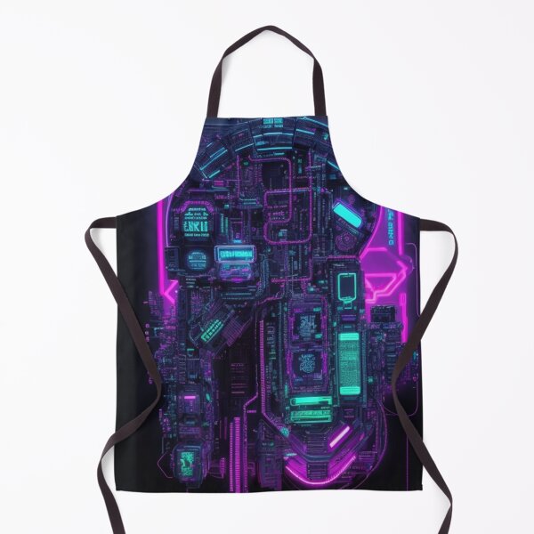 Item preview, cyberpunk intricate circuitry designed and sold by mikaws.