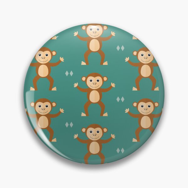 Item preview, Monkeys on blue designed and sold by reneesillus.