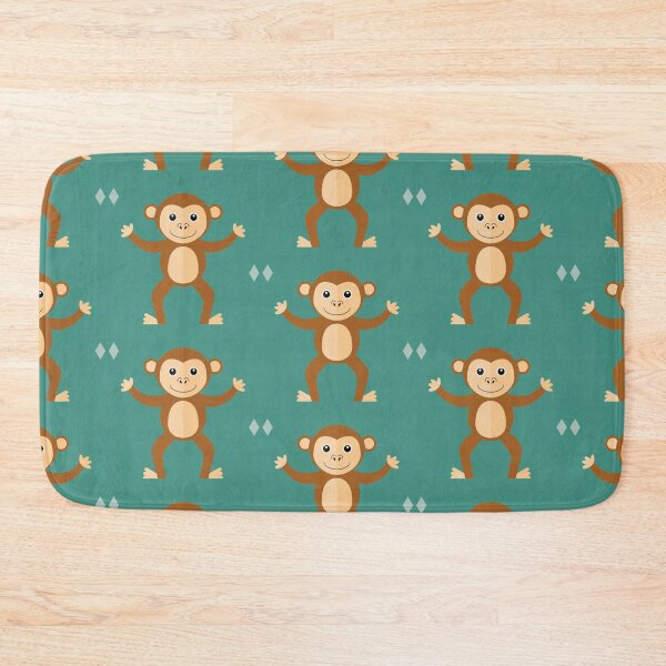 Item preview, Monkeys on blue designed and sold by reneesillus.