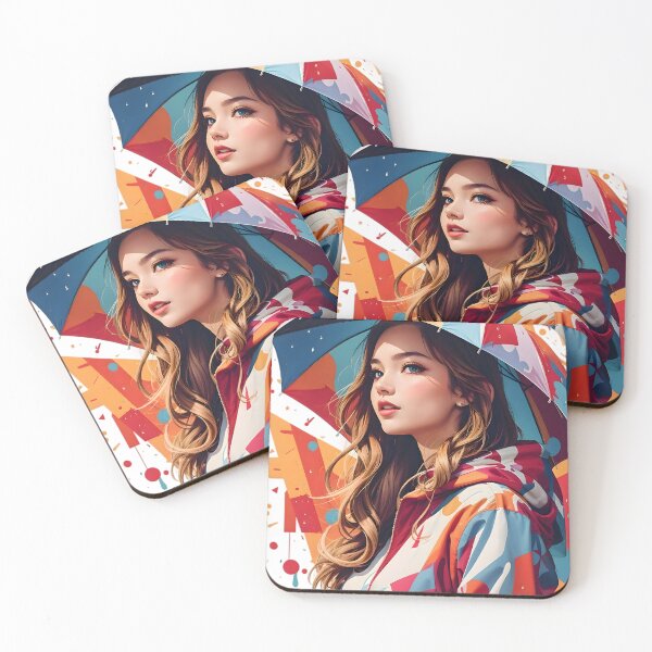 Item preview, Girl with the umbrella hat designed and sold by Kovalakis.