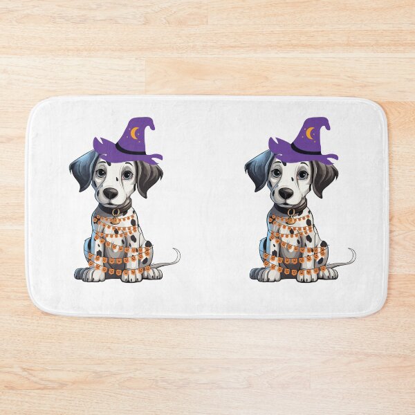 Item preview, halloween puppy tangled in halloween lights designed and sold by misslizzyspin.
