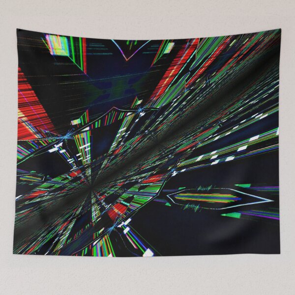 Item preview, Broken tablet screen matrix landscape designed and sold by lifeloverarts.