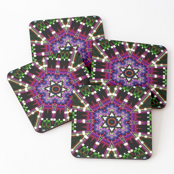 Item preview, Broken tablet screen trippy fractal  designed and sold by lifeloverarts.