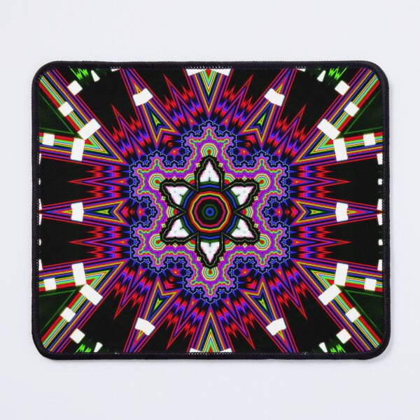 Item preview, Broken tablet screen trippy fractal designed and sold by lifeloverarts.
