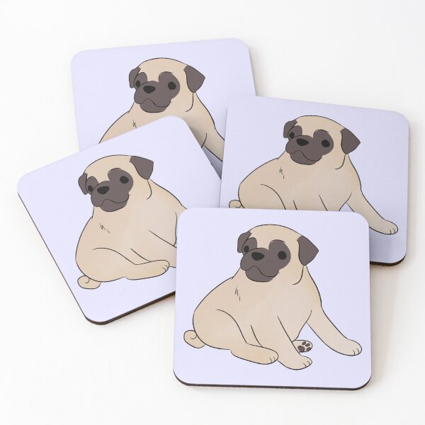 Item preview, Cute pug dog illustration  designed and sold by Yaragold.