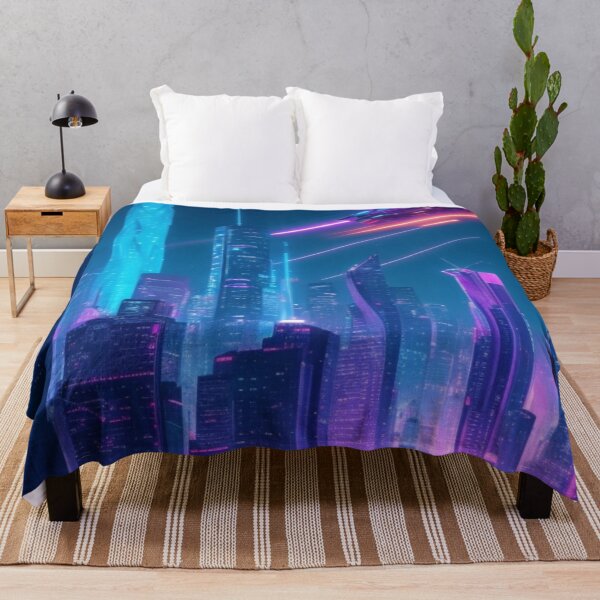 Item preview, Neon cybercity designed and sold by mikaws.