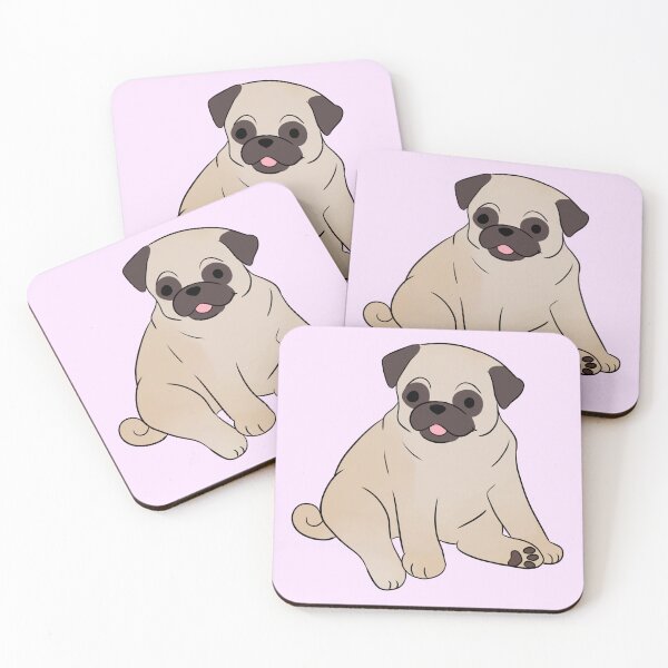 Item preview, Cute pug dog illustration  designed and sold by Yaragold.