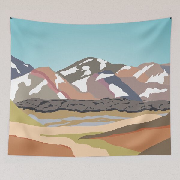 Item preview, Iceland Laugavegur Trail Travel Poster designed and sold by Lyman Creative Co..