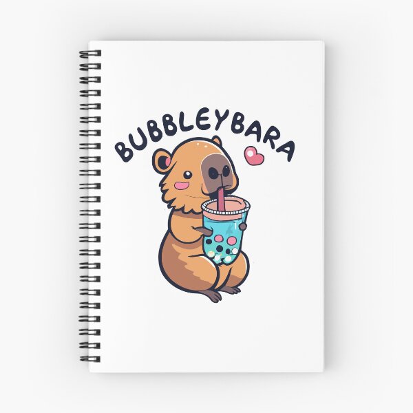 Item preview, bubbleybara  capybara love bubble tea designed and sold by Koolzilla.