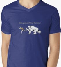 William Shakespeare's Star Wars: Exit, pursued by Wampa Men's V-Neck T-Shirt