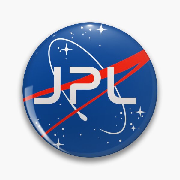 Item preview, NASA font Jet Propulsion Laboratory (JPL) meatball logo designed and sold by sparkytheslug.