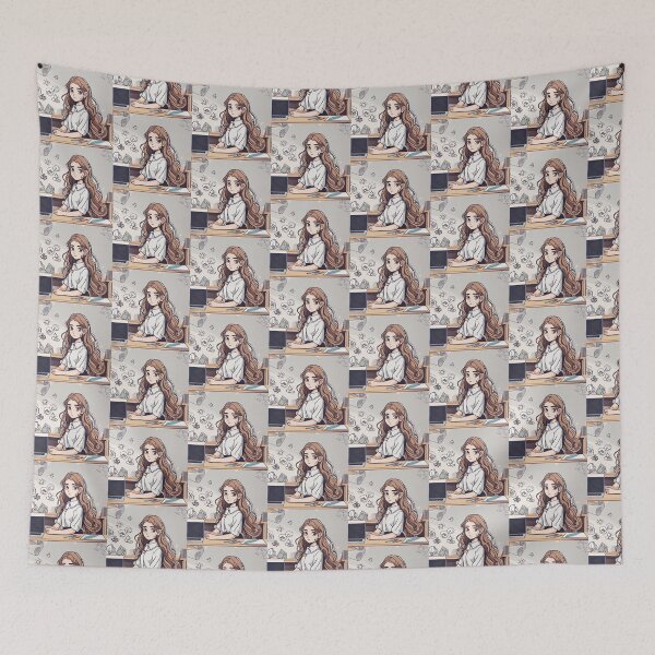 Item preview, Brunette Beauty Girl Power designed and sold by DoodleDance.
