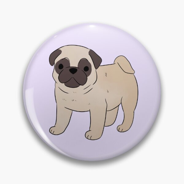 Item preview, Cute pug dog illustration  designed and sold by Yaragold.