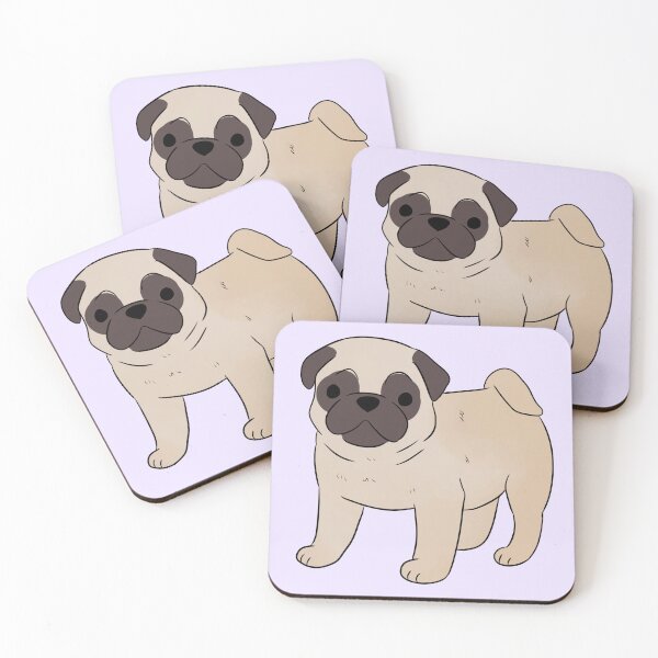 Artikelvorschau, Niedliche Mops-Hundeillustration entworfen und verkauft von Yaragold.
