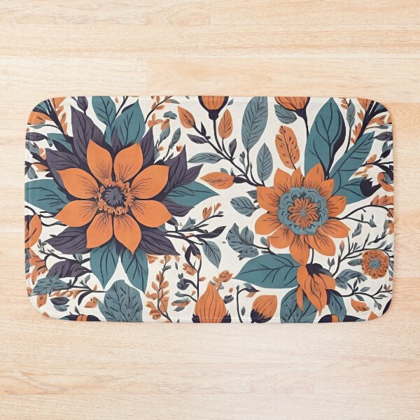 Item preview, Bohemian Floral Design - Watercolor Flowers Tapestry designed and sold by FuroAI.