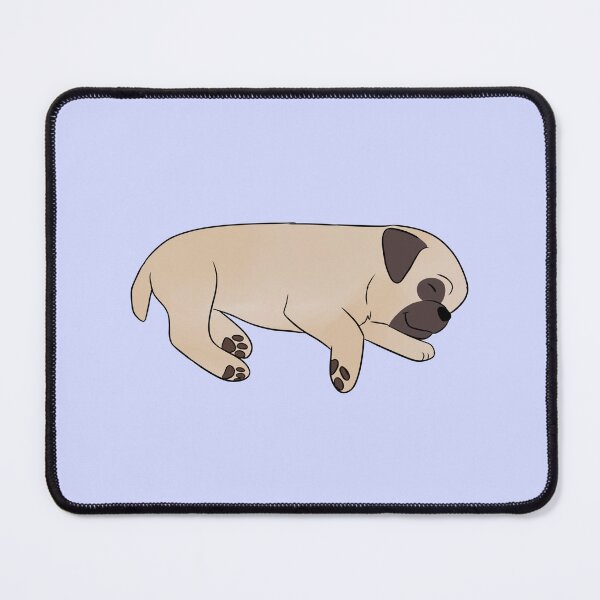 Item preview, Cute sleeping pug dog illustration designed and sold by Yaragold.