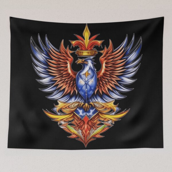 Item preview, Phoenix crest  designed and sold by Roxburylane.