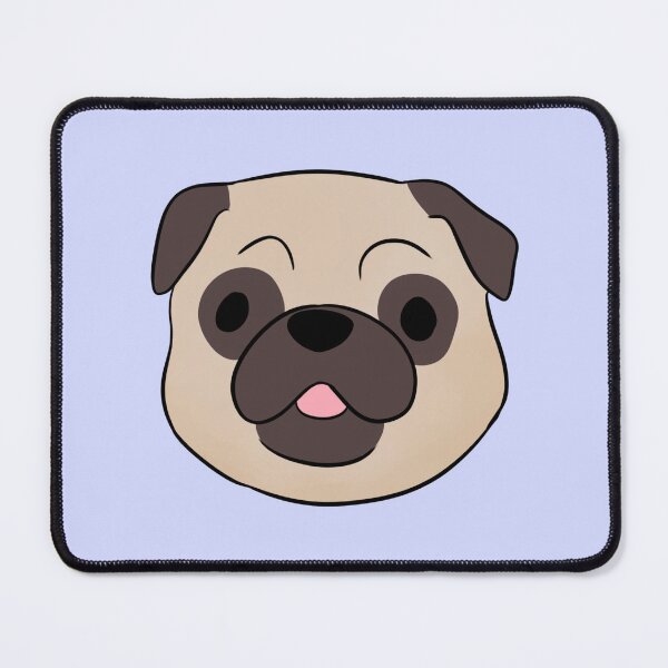 Item preview, Cute pug dog face illustration  designed and sold by Yaragold.