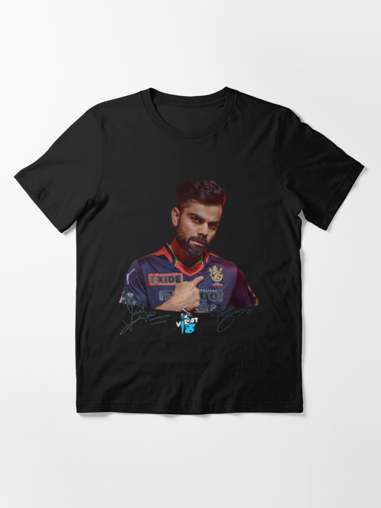 Discover Virat Kohli and Anushka Sharma signature Essential T-Shirt