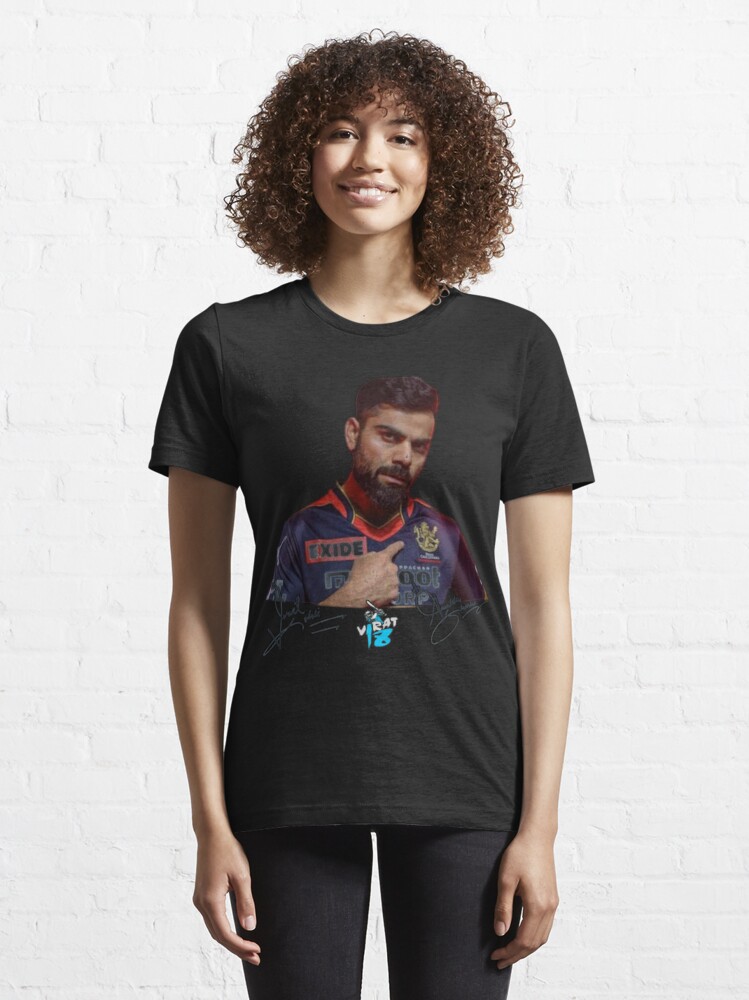 Discover Virat Kohli and Anushka Sharma signature Essential T-Shirt