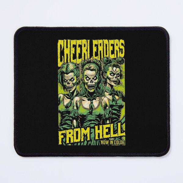 Item preview, Cheerleader Funny Retro Zombie Girls Horror Movie Poster designed and sold by GrandeDuc.