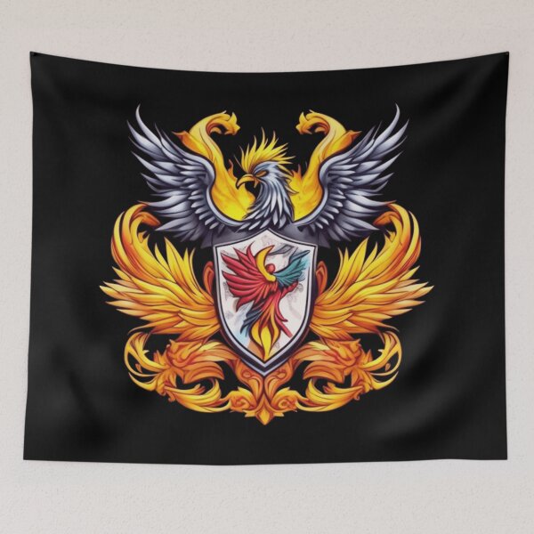 Item preview, Phoenix crest  designed and sold by Roxburylane.