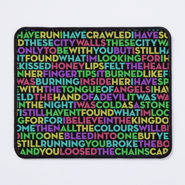 Item preview, I Still Haven't Found What I'm Looking For - U2 (lyrics) v.1 designed and sold by x1brett.